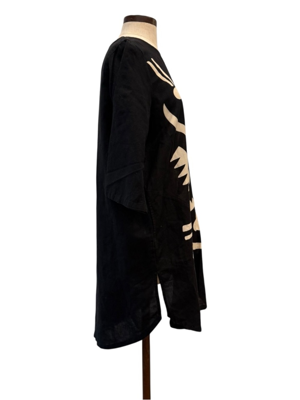 Gundrun Sjoden abstract linen and cotton tunic - Picture 7 of 12